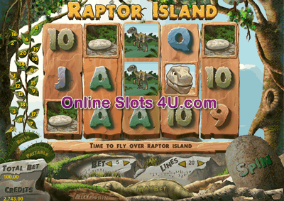 Raptor Island Slot Game Bonus Game