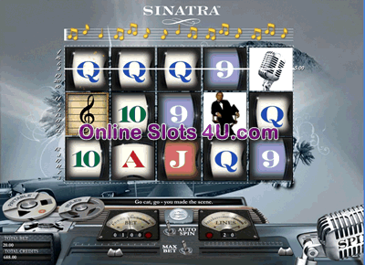 Sinatra Slot Game Bonus Game