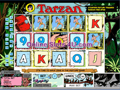 Tarzan Slot Game Bonus Game