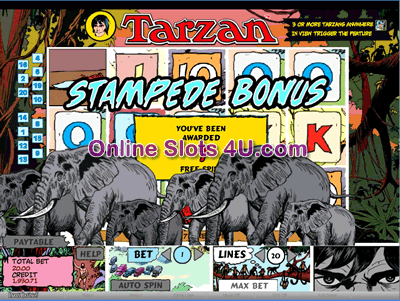 Tarzan Slot Game Free Spins