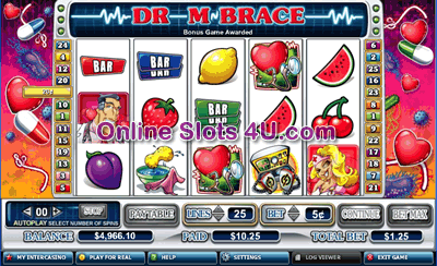 Dr M Brace Slot Game Bonus Game