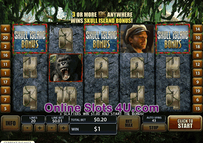 King Kong Slot Game Bonus Game