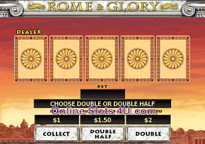 Rome and Glory Bonus Gamble