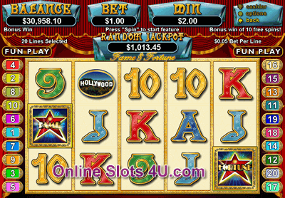 Fame and Fortune Slot Free Spins