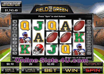 Field Of Green Slot Free Spins