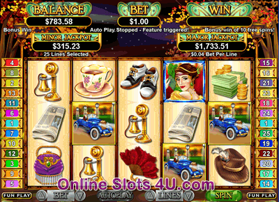 Glitz and Glamour Slot Game Free Spin