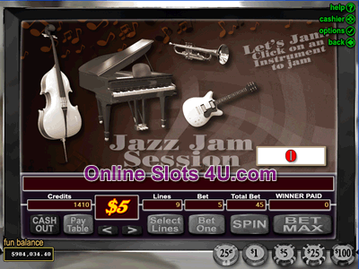 Jazz Time Slot Game Bonus Game