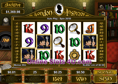 London Inspector Slots Game Free Spins Game