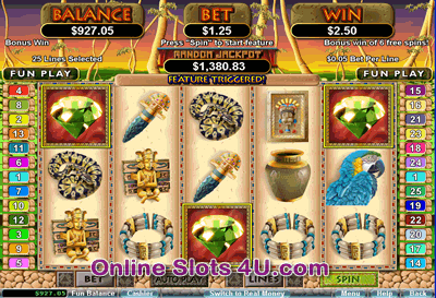 Mayan Queen Slots Game Free Spins Game