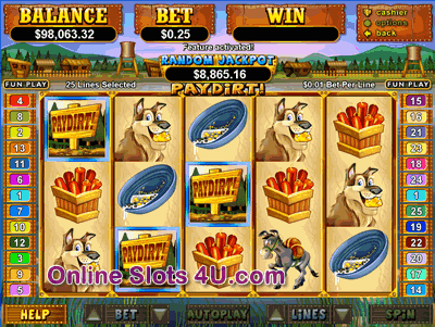Pay Dirt Gold Fever Free Spins Feature