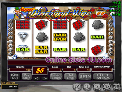 Super Diamond Mine Slot Machine