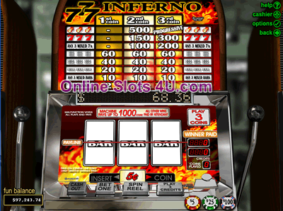 Triple 7 Inferno Slot