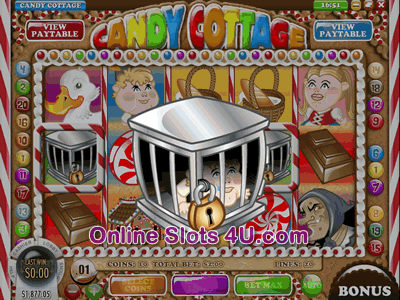 Candy Cottage Slots Game Bonus Game