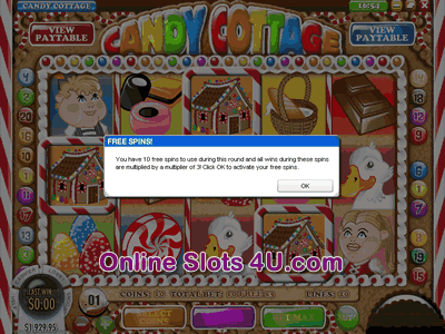 Candy Cottage Slots Game Free Spins Game