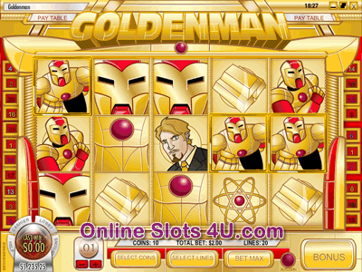 Goldenman  Slot Game Bonus Game