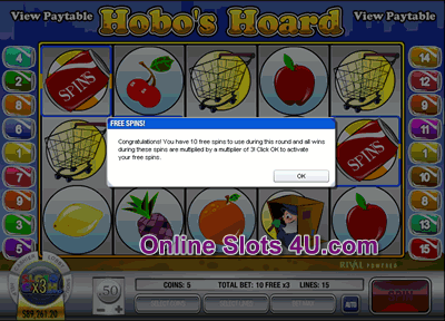 Hobo's Hoard Slot Free Spins