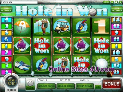 Hole Won Slot Game Bonus Game