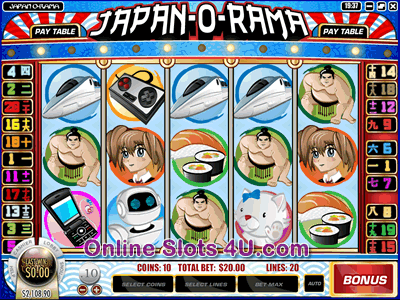 Japan-O-Rama Slot Game Bonus Game