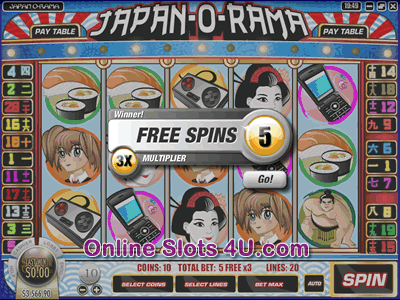 Japan-O-Rama Slot Game Bonus Game