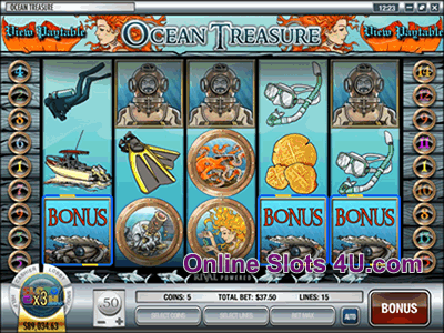 Ocean Treasure Slot Game Bonus Game