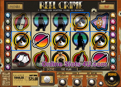 Reel Crime Bank Heist Slot Game Bonus Game