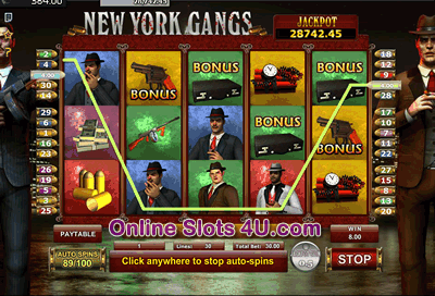 New York Gangs Slot Game Bonus Game