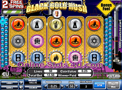 Black Gold Rush Slot Game Free Spins