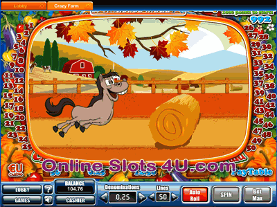 Crazy Farm Race Slot Game Bonus Game