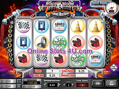 Motor Slot Speed Machine Slot Game Free Spins