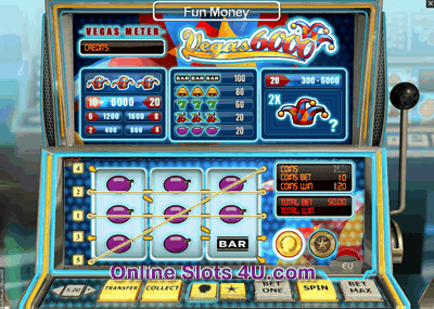 Vegas 6000 Slot Game Bonus Game