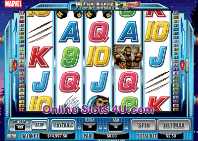 Wolverine Action Stacks Slots Machine