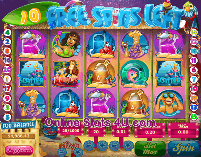 The Summer Party Slot Game Bonus Game