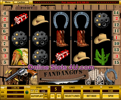 Fandango's Slot Game Bonus Game
