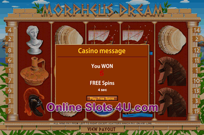 Morpheus Dream Slots Game Free Spins Game