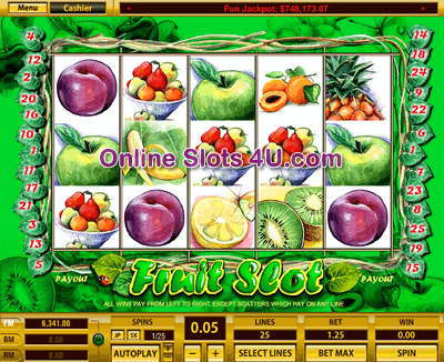 Top slot fruit machine