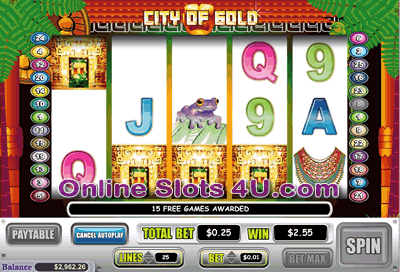 City of GoldSlot Free Spins