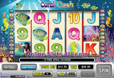 Coral Cash Slot Free Spins
