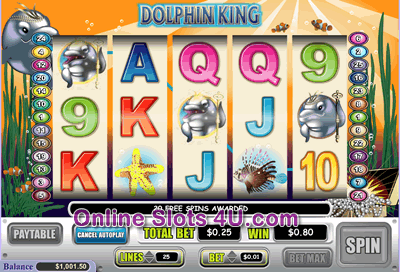 Dolphin King Slot Free Spins