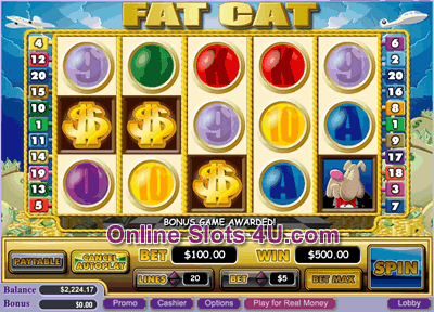 Fat Cat Slot Game Bonus Game
