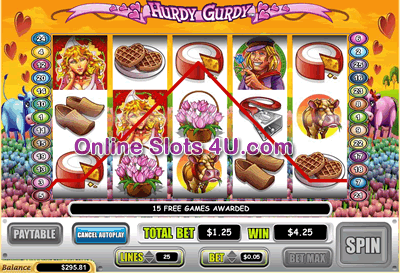 Hurdy Gurdy
 Slot Game Bonus Game