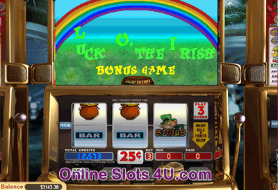 Luck 'O' The Irish Slots Game Free Spins Game