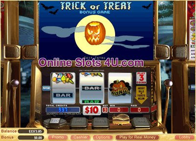 Trick or Treat Slot Game Bonus Game