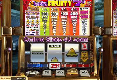 Play the Free Slot Lucky Fruity From SkillOnNet Casinos