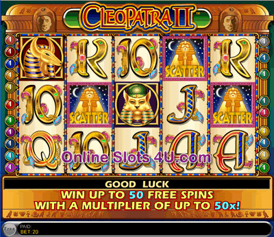 Cleopatra 2 Slot Free Spin