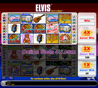 Elvis Multi-Strike Slot Machine