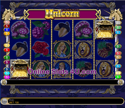 Enchanted Unicorn Slot Game Bonus Game
