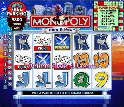 Monopoly Here and Now Slot Free Spin