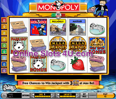 MegaJackpots Monopoly Slot
